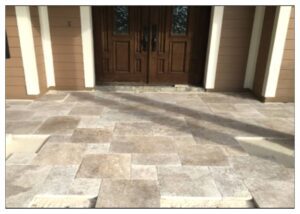 Travertine Entryway for a house