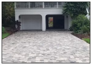 An apartment with neat driveway